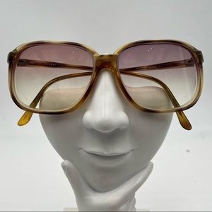 Vintage Essex Brown Oval Sunglasses Frames Pierre